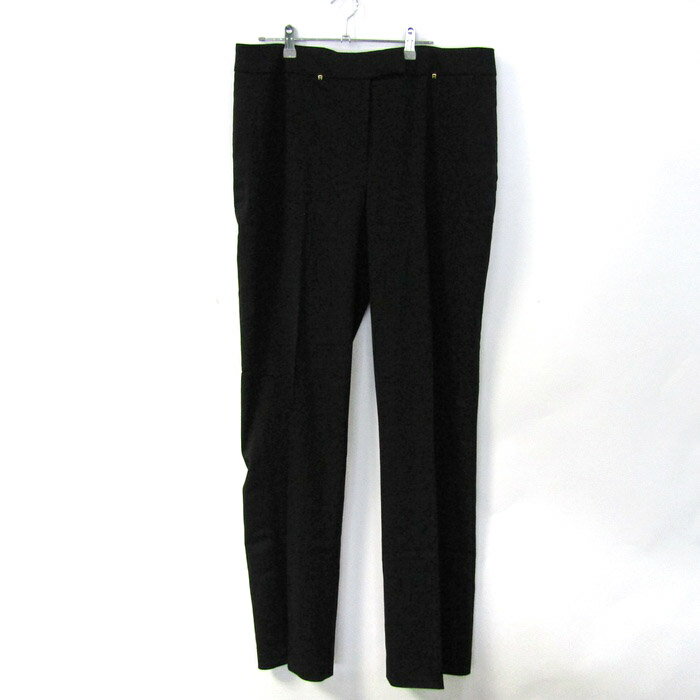 【全品39％OFFクーポン配布中】アイグナー パンツ ボトムス ウール メンズ ITA50サイズ ブラック AIGNER 【中古】(4)