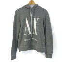 アルマーニエクスチェンジ パーカー トップス プルオーバー スウェット メンズ Sサイズ グレー ARMANI EXCHANGE 【中古】
