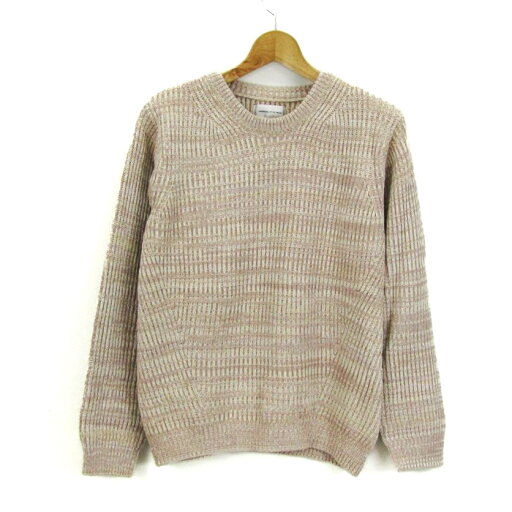 ユニバーサルスタイルウェア セーター 長袖 クルーネック トップス メンズ Mサイズ ベージュ系 UNIVERSAL STYLE WEAR 【中古】 ユニバーサルスタイルウェア セーター 長袖 クルーネック トップス メンズ Mサイズ ベージュ系 UNIVERSAL STYLE WEAR 【中古】
