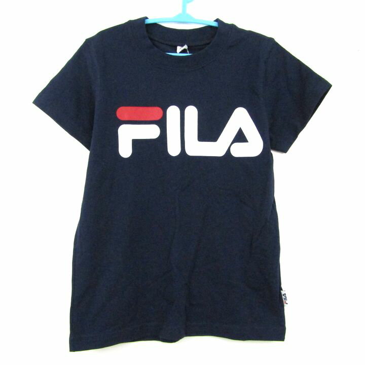 【全品39％OFFクーポン配布中】フィラ 半袖Tシャツ トップス キッズ 男の子用 120サイズ ネイビー FILA 【中古】(4)