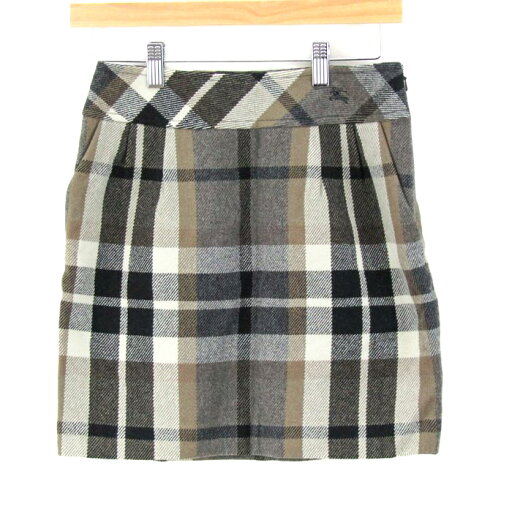 バーバリーロンドンブルーレーベル ミニスカート ボトムス チェック レディース 36サイズ 茶×グレー BURBERRY LONDON BLUE LABEL 【中古】 バーバリーロンドンブルーレーベル ミニスカート ボトムス チェック レディース 36サイズ 茶×グレー BURBERRY LONDON BLUE LABEL 【中古】