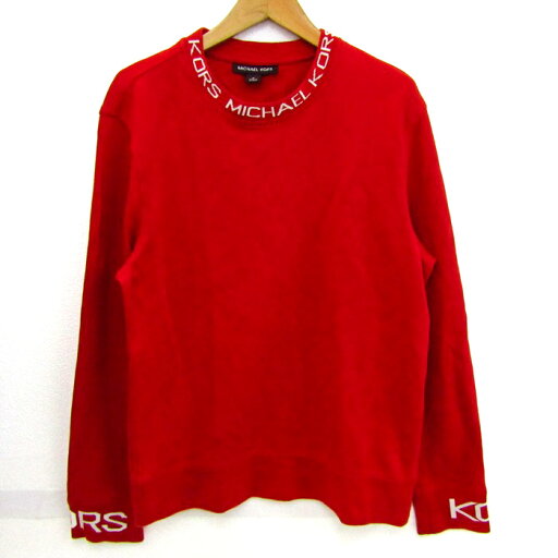 マイケルコース スウェット トレーナー 長袖 トップス メンズ Mサイズ レッド Michael Kors 【中古】 マイケルコース スウェット トレーナー 長袖 トップス メンズ Mサイズ レッド Michael Kors 【中古】