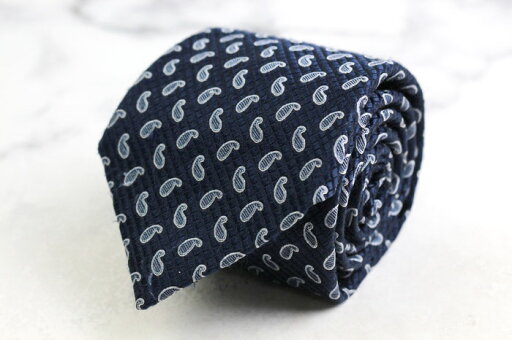 エルメネジルドゼニア ブランド ネクタイ ペイズリー柄 シルク イタリア製 PO メンズ ネイビー Ermenegildo Zegna 【中古】 エルメネジルドゼニア ブランド ネクタイ ペイズリー柄 シルク イタリア製 PO メンズ ネイビー Ermenegildo Zegna 【中古】