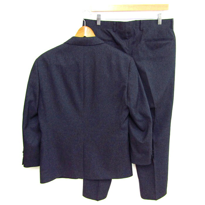 エスパースデュード スーツ セットアップ ブランド ジャケット パンツ 上下セット メンズ A4サイズ ネイビー系 ESPACEDUDE 【中古】