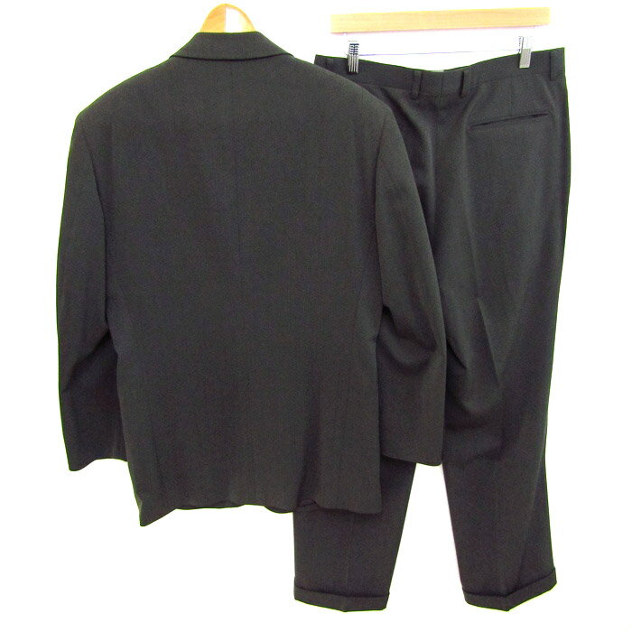 ジョルジーニ スーツ セットアップ ブランド ジャケット パンツ 上下セット メンズ 98A8サイズ グリ—ン系 GIORGINI 【中古】