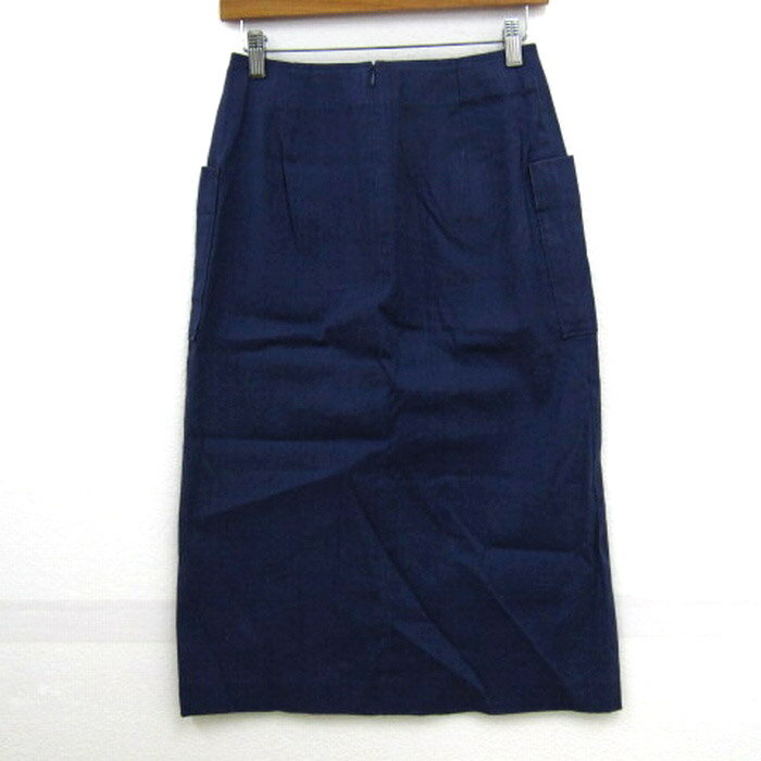 大特価屋の【全品39％OFFクーポン配布中】ロッソ アーバンリサーチ スカート スリット リネン混 ボトムス レディース 36サイズ ブルー系 ROSSO 【中古】｜アングル2