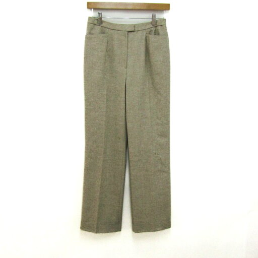 レリアン ロングパンツ ウール混 ストレッチ ブランド ボトムス 日本製 レディース 9サイズ ベージュ Leilian 【中古】 レリアン ロングパンツ ウール混 ストレッチ ブランド ボトムス 日本製 レディース 9サイズ ベージュ Leilian 【中古】