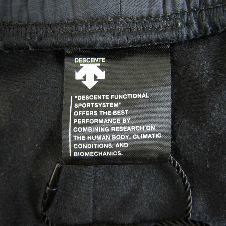 デサント ジャージ スポーツウエア ボトムス 大きいサイズ メンズ Oサイズ ブラック系 DESCENTE 【中古】