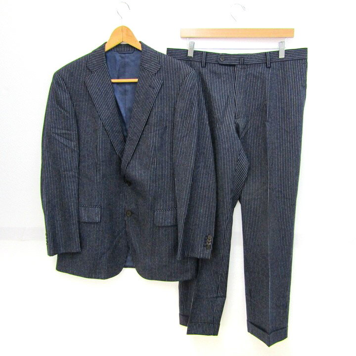 ザ・スーツカンパニー スーツ セットアップ 上下セット ジャケット パンツ メンズ 175cm-4Dropサイズ ネイビー系 THE SUIT COMPANY 【中古】