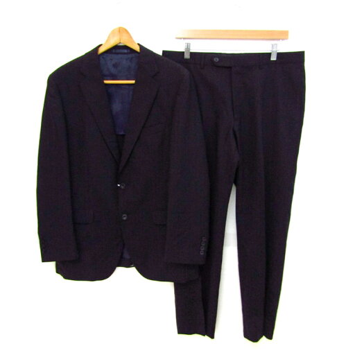 ユキトリイオム スーツ セットアップ 上下セット ジャケット パンツ 記名有 メンズ 98AB6サイズ ブラック系 YUKI TORII HOMME 【中古】 ユキトリイオム スーツ セットアップ 上下セット ジャケット パンツ 記名有 メンズ 98AB6サイズ ブラック系 YUKI TORII HOMME 【中古】