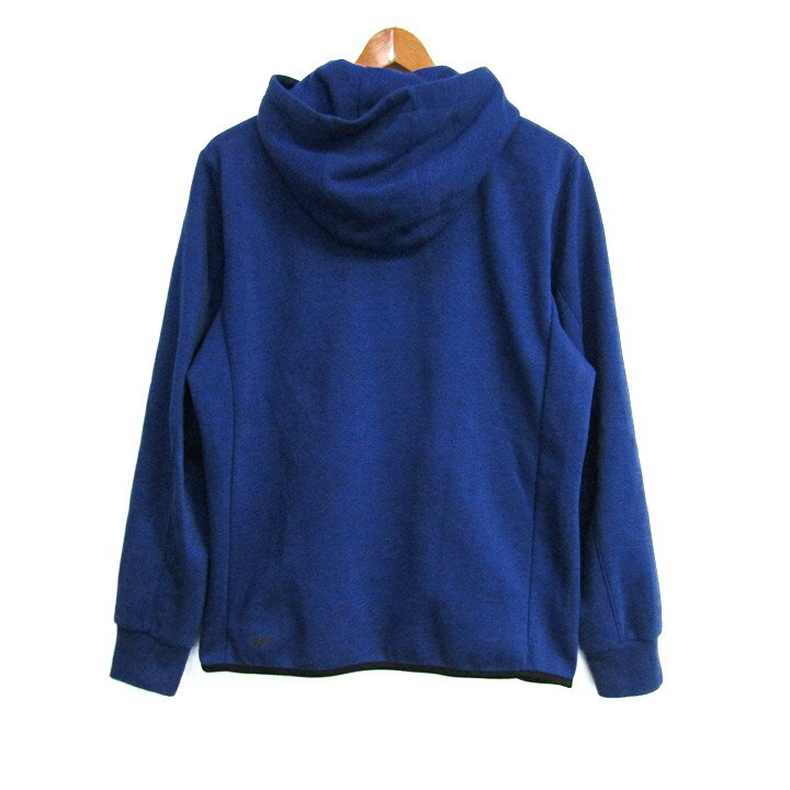 ユニクロ パーカー スポーツウエア フルジップ フード付 トップス メンズ Lサイズ ブルー系 UNIQLO 【中古】