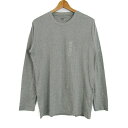 ユニクロ 長袖Tシャツ トップス ソフトタッチクルーネックT 未使用品 メンズ Lサイズ グレー UNIQLO 【中古】(4)