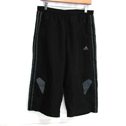 アディダス ハーフパンツ ボトムス スポーツウエア メンズ Mサイズ ブラック adidas 【中古】 アディダス ハーフパンツ ボトムス スポーツウエア メンズ Mサイズ ブラック adidas 【中古】