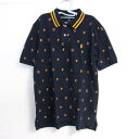 ポロラルフローレン ポロシャツ 半袖 ポニーロゴ コットン トップス キッズ 男の子用 M(10-12)サイズ ネイビー POLO RALPH LAUREN 【中古】