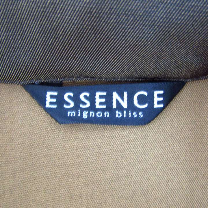 エッセンス ブルゾン ジャケット アウター レディース フリーサイズ ダークブラウン ESSENCE 【中古】