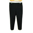 アンタイトル テーパードパンツ ストレッチ ボトムス レディース 3サイズ ブラック UNTITLED 【中古】