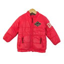 ミキハウス ブルゾン ジャケット 中綿 リバーシブル ブランド アウター ベビー 女の子用 90サイズ ピンク MIKIHOUSE 【中古】