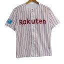 楽天イーグルス 半袖シャツ 野球 応援グッズ スポーツウエア トップス 白 レディース Mサイズ ホワイト Rakuten EAGLES 【中古】