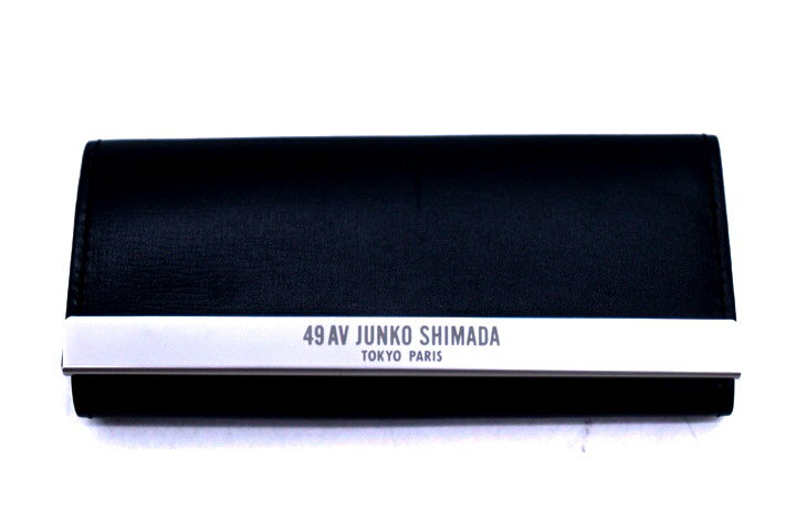 ジュンコシマダ 49 AV キーケース 無地 ブランド レディース メンズ ブラック JUNKO SIMADA 【中古】