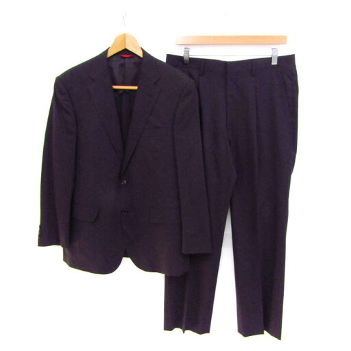カンサイヤマモト スーツ セットアップ ウール混 ブランド 上下セット 黒 メンズ AB4サイズ ブラック KANSAI YAMAMOTO 【中古】 カンサイヤマモト スーツ セットアップ ウール混 ブランド 上下セット 黒 メンズ AB4サイズ ブラック KANSAI YAMAMOTO 【中古】