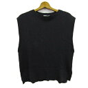 ラトータリテ ニット トップス ノースリーブ ベスト シルク混 レディース フリーサイズ グレー La TOTALITE 【中古】