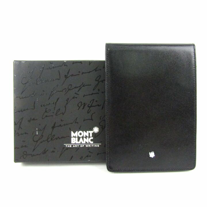 【最大50％OFFクーポン8月24日20:00〜8月27日9:59まで】モンブラン ノートブック 30650 未使用 ドイツ製 カードケース 手帳 メモパッド ブランド メンズ ブラック MONTBLANC 【中古】のサムネイル