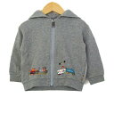 ポールスミス ベビー パーカー トップス ジップアップ スウェット ベビー 男の子用 90サイズ グレー Paul Smith BABY 【中古】