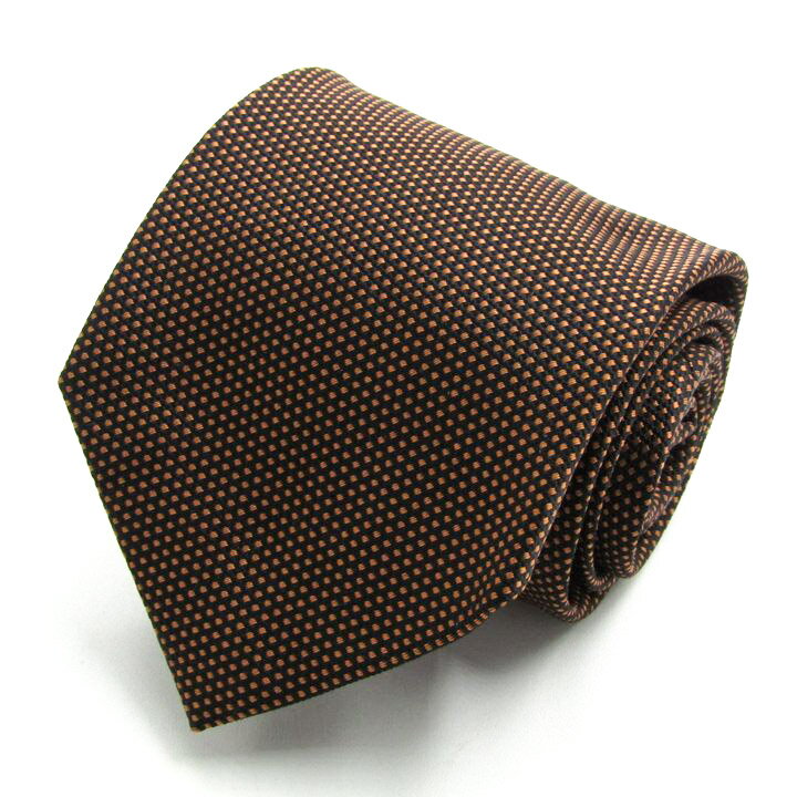 ジェームスクラブ ブランドネクタイ ドット シルク 日本製 PO メンズ ブラック JAMUS CLUB 【中古】