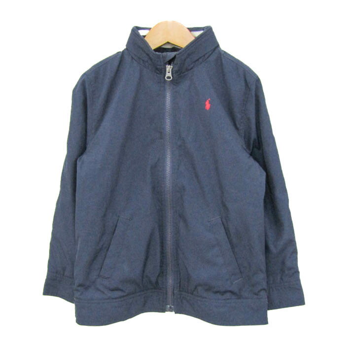 ポロラルフローレン ブルゾン ジャケット アウター スイングトップ キッズ 男の子用 7サイズ ネイビー ..