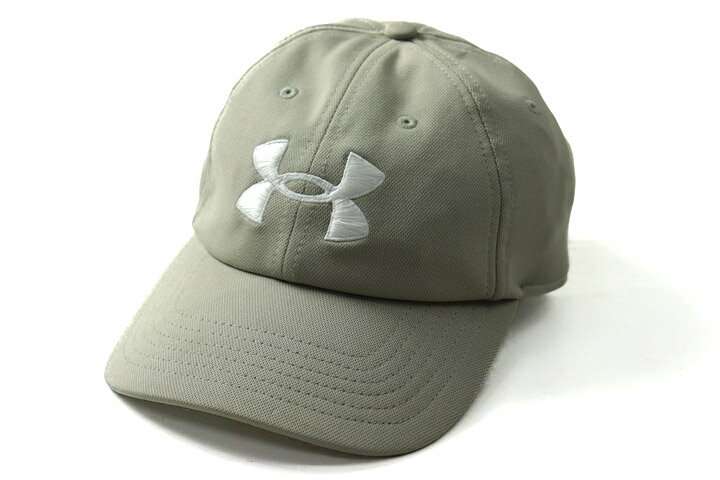 アンダーアーマー キャップ UA FREE FIT ストラップバック スポーツウエア 帽子 ブランド メンズ カーキ UNDER ARMOUR 【中古】
