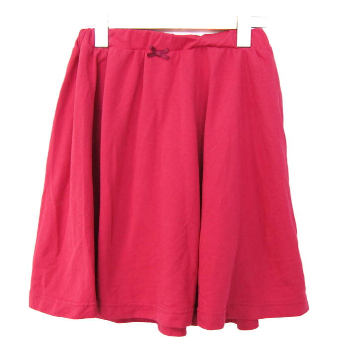 クミキョク スカート ボトムス フレア スウェット キッズ 女の子用 150サイズ ピンク 組曲 【中古】