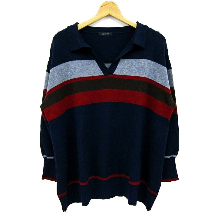 【状態追記】 --- 【付属品】 なし / 商品サイズ (こちらのサイズ表記は平置き採寸のサイズです。) 表記サイズ肩幅着丈身幅袖丈 F約51cm約67cm約58cm約49cm サイズガイドはこちら /商品詳細 ブランド名 JEANASiSジーナシス 特徴 --- 素材 素材タグを撮影しておりますので、ご確認下さいませ。 色 ネイビー 性別タイプ レディース 生産国 --- 商品番号 rs46575 類似商品