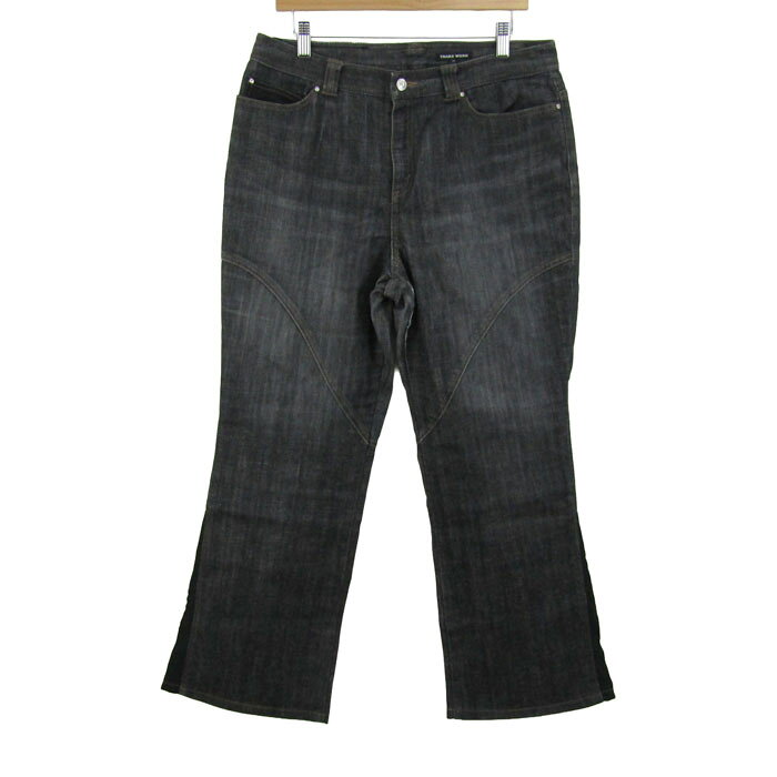 TRANS WORK Denim Pants Jeans Stretch Brand Bottoms Men's Size 48 Black TRANS WORK [Used]