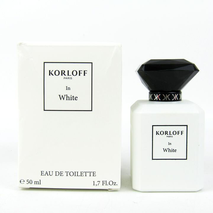 コルロフ 香水 ホワイト オードトワレ EDT 残半量以上 フレグランス レディース 50mlサイズ KORLOFF 