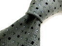 ブランド ネクタイ 【中古】GHERARDINI ゲラルディーニ スクエア ドット 良品 メンズ プレゼント 【,r50614,】