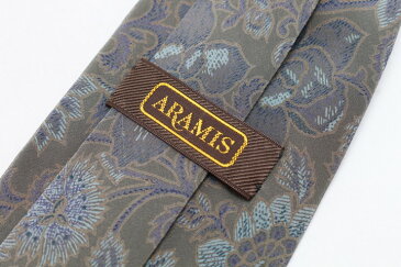 ブランド ネクタイ 【中古】ARAMIS アラミス 花柄 ブランド ネクタイ 良品 メンズ プレゼント ※沖縄送料別途要