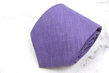 ブルックスブラザーズ Brooks Brothers USA製 麻 シルク ストライプ柄 パープル 麻リネン ブランド ネクタイ 送料無料 【中古】【美品】