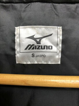 [良品] ミズノ MIZUNO Sサイズ ベンチコート メンズ ワンポイント ロゴ フード スポーツ サッカー ブラック ブランド古着 【中古】