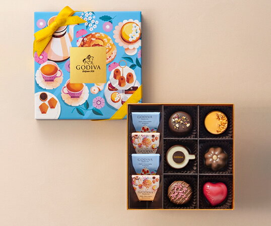 【ゴディバ】ゴディバ アフタヌーン スイーツ アソートメント 10粒入のサムネイル
