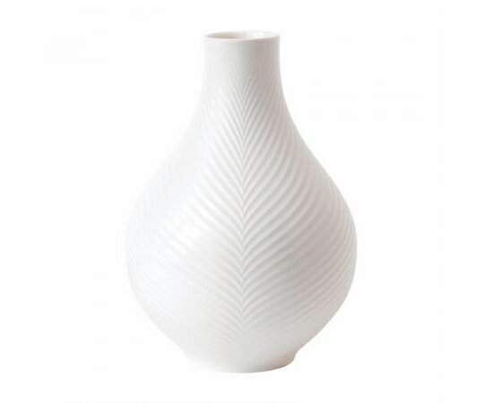 ウェッジウッド 花瓶 【ウェッジウッド】ホワイトフォリア ベース 23cm
