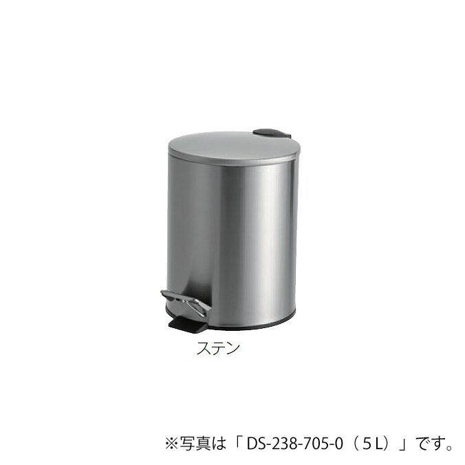 ゴミ箱 静音 ペダルボックス 3L ペダル式 ステン テラモト DS-238-703-0ごみ箱 病院 医療施設 サニタリー