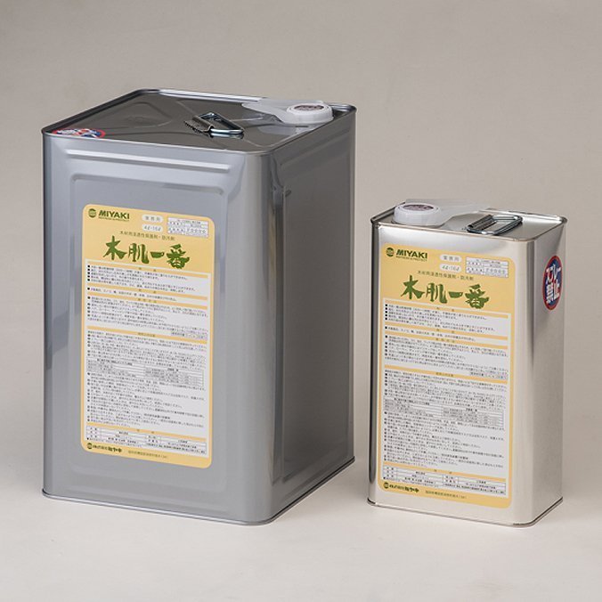 ミヤキ 木材用保護剤 木肌一番 4L