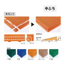 エコジョイントスノコ専用ふち 中ふち(業務用・ジョイントタイプ) 【100×300mm】(テラモト MR-091-094) (すのこ 学校 幼稚園 工場 冷凍庫...