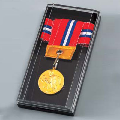 メダル（3cm）M-D型：V形リボン付：プラケース入り（直径30mm）【文字彫刻無料】[M/M24] 2
