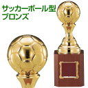 サッカーボール型ブロンズトロフィー（高さ205mm）VA4548【文字彫刻無料】[W/194]