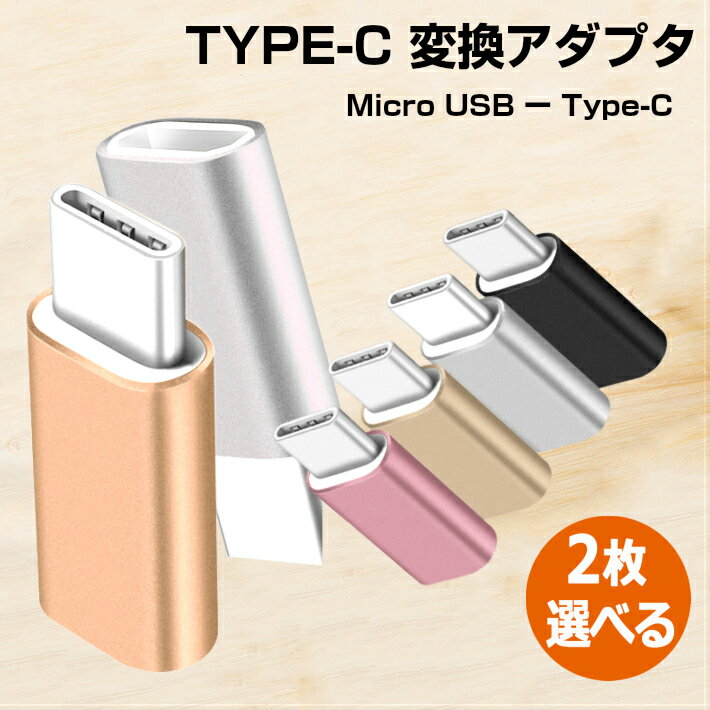 type-c 変換アダプタ 2個セット Andriod 