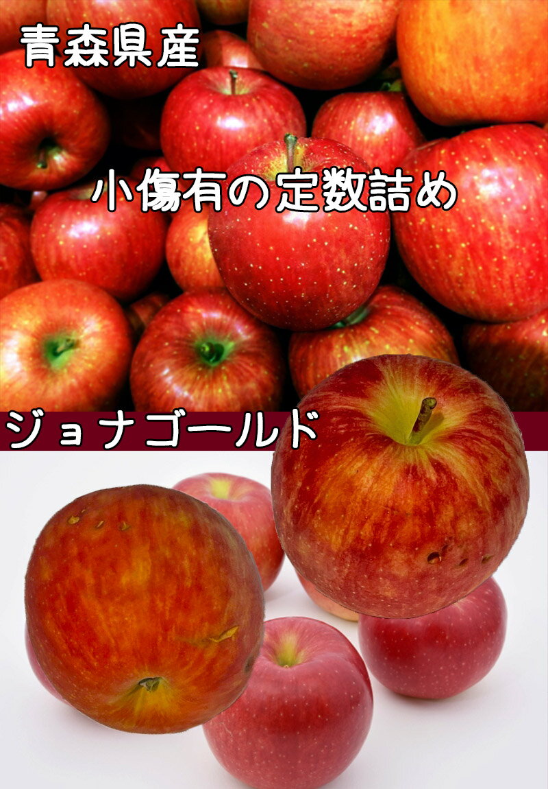 りんご 訳あり 5Kg 青森県 ジョナゴールド 5kg クール便 送料無料 小傷有 定数詰め サイズ指定不可 青森県産 CA貯蔵 スマートフレッシュ加工