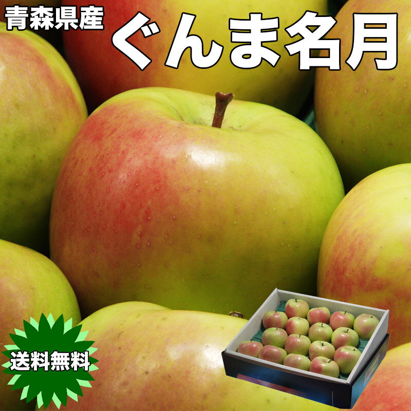 りんご 5Kg 送料無料 青森県産 ぐんま名月 秀品 5kg 幻の りんご 青森 ぐんま 名月 りんご 5Kg 正品 ギフト お歳暮 ギフト 予約 11月上旬より発送開始のサムネイル