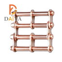 ニックス KNIKCS 金具 アルミ製金具一式 アルマイト加工 3連結金具 ALU-3-PG ALU3PG ピンクゴールド