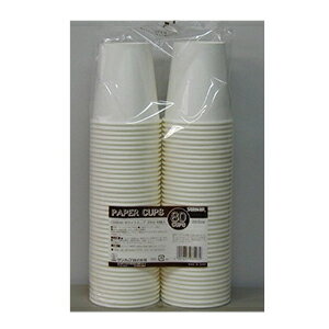 Paper Cups - サンナップホワイトカップ205ML7オンス 80個C2080AA
